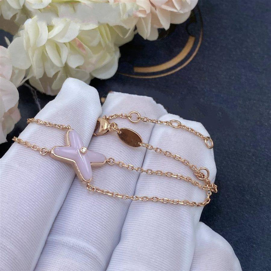 Mysitc JEUX BRACELET PINK MOP PINK GOLD 1 DIAMOND
