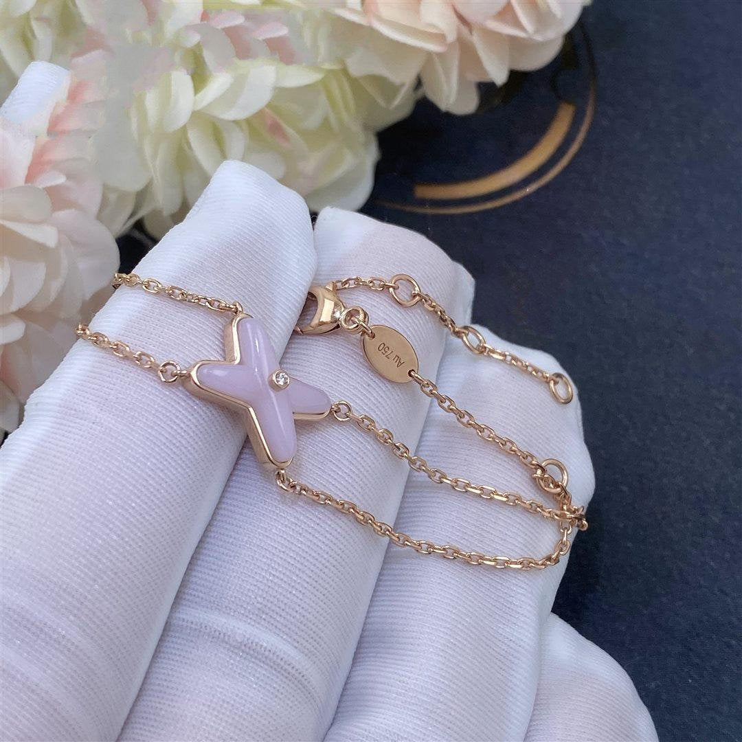 Mysitc JEUX BRACELET PINK MOP PINK GOLD 1 DIAMOND