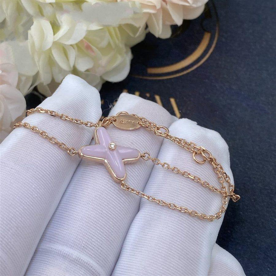 Mysitc JEUX BRACELET PINK MOP PINK GOLD 1 DIAMOND