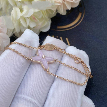 Mysitc JEUX BRACELET PINK MOP PINK GOLD 1 DIAMOND