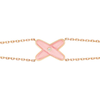 Mysitc JEUX BRACELET PINK MOP PINK GOLD 1 DIAMOND