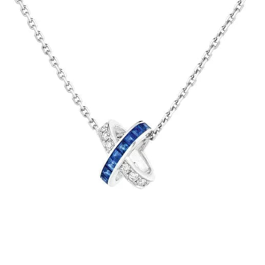 Mysitc LIENS DIAMOND SILVER NECKLACE