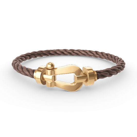 Mysitc FORCE LARGE HORSESHOE NO DIAMOND BRACELET GOLD