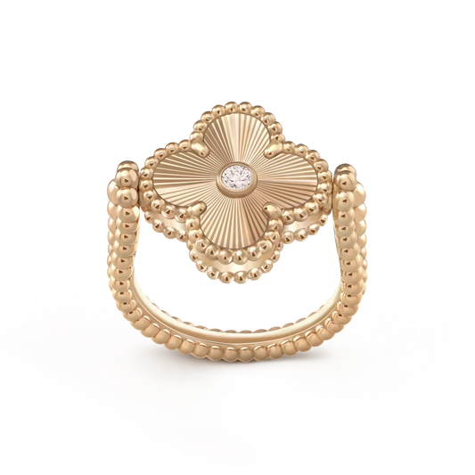 Mysitc CLOVER RIVERSIBLE ROSE GOLD RING