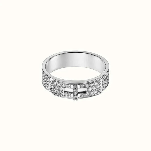 Mysitc KELLY SILVER DIAMOND RING