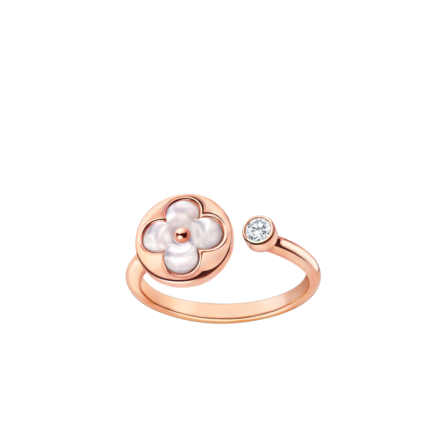 Mysitc SUN 1 DIAMOND PINK MOP RING