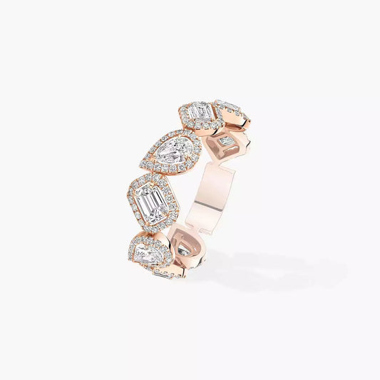 [Mystic ]Diamond Wedding Ring My Twin
