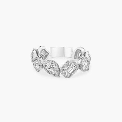 [Mystic ]Diamond Wedding Ring My Twin