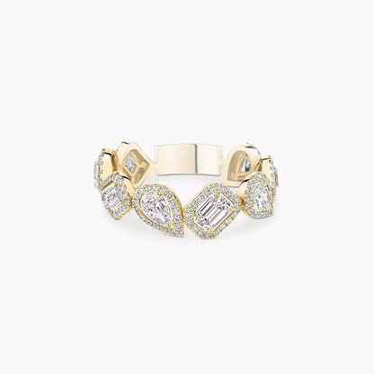 [Mystic ]Diamond Wedding Ring My Twin