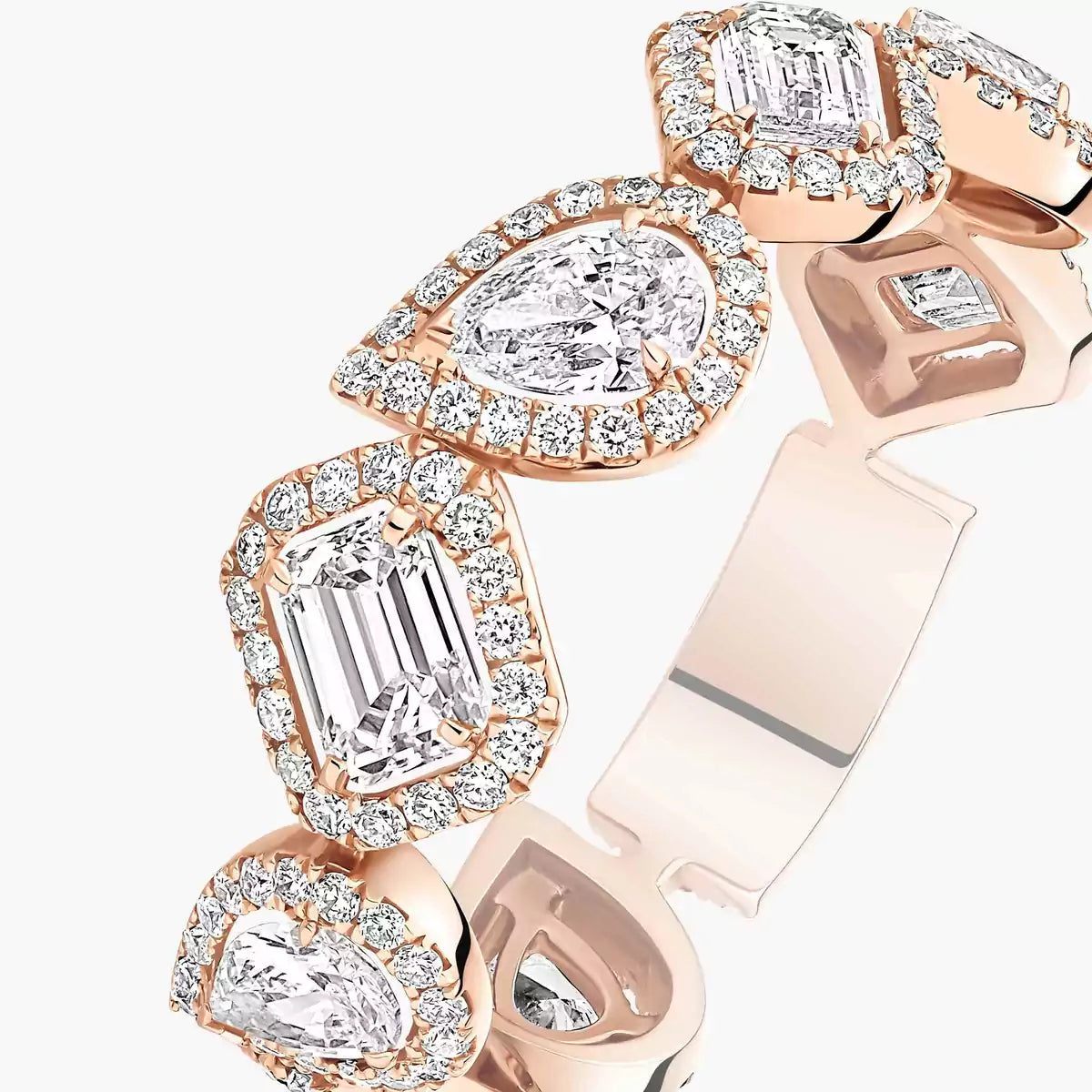 [Mystic ]Diamond Wedding Ring My Twin