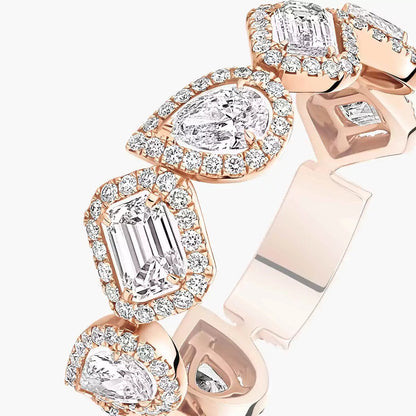 [Mystic ]Diamond Wedding Ring My Twin