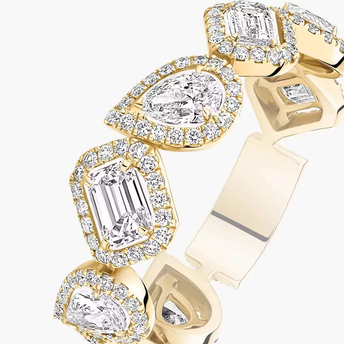 [Mystic ]Diamond Wedding Ring My Twin