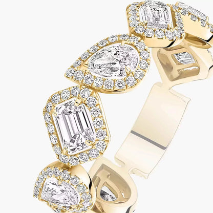 [Mystic ]Diamond Wedding Ring My Twin