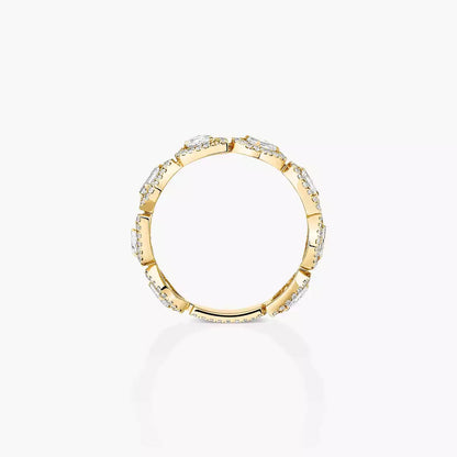 [Mystic ]Diamond Wedding Ring My Twin