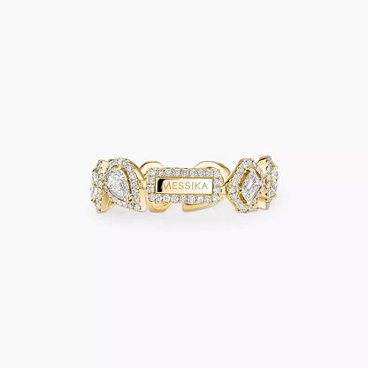 [Mystic ]Diamond Wedding Ring My Twin