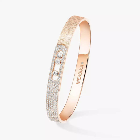 [Mystic ]Move Noa Ciselé half pavé bangle