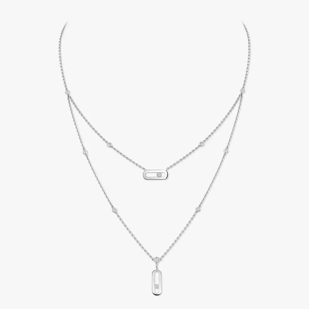 [Mystic ] Move Uno Diamond Necklace