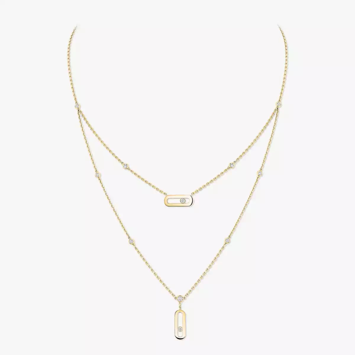 [Mystic ] Move Uno Diamond Necklace