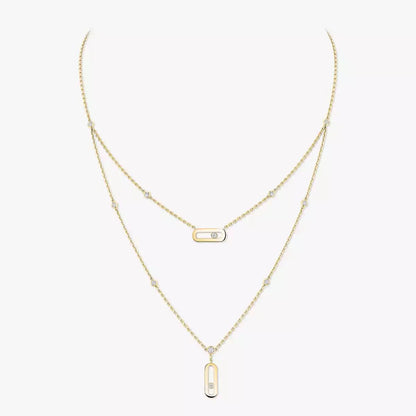 [Mystic ] Move Uno Diamond Necklace