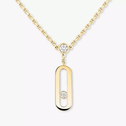 [Mystic ] Move Uno Diamond Necklace