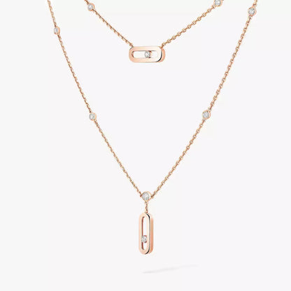 [Mystic ] Move Uno Diamond Necklace