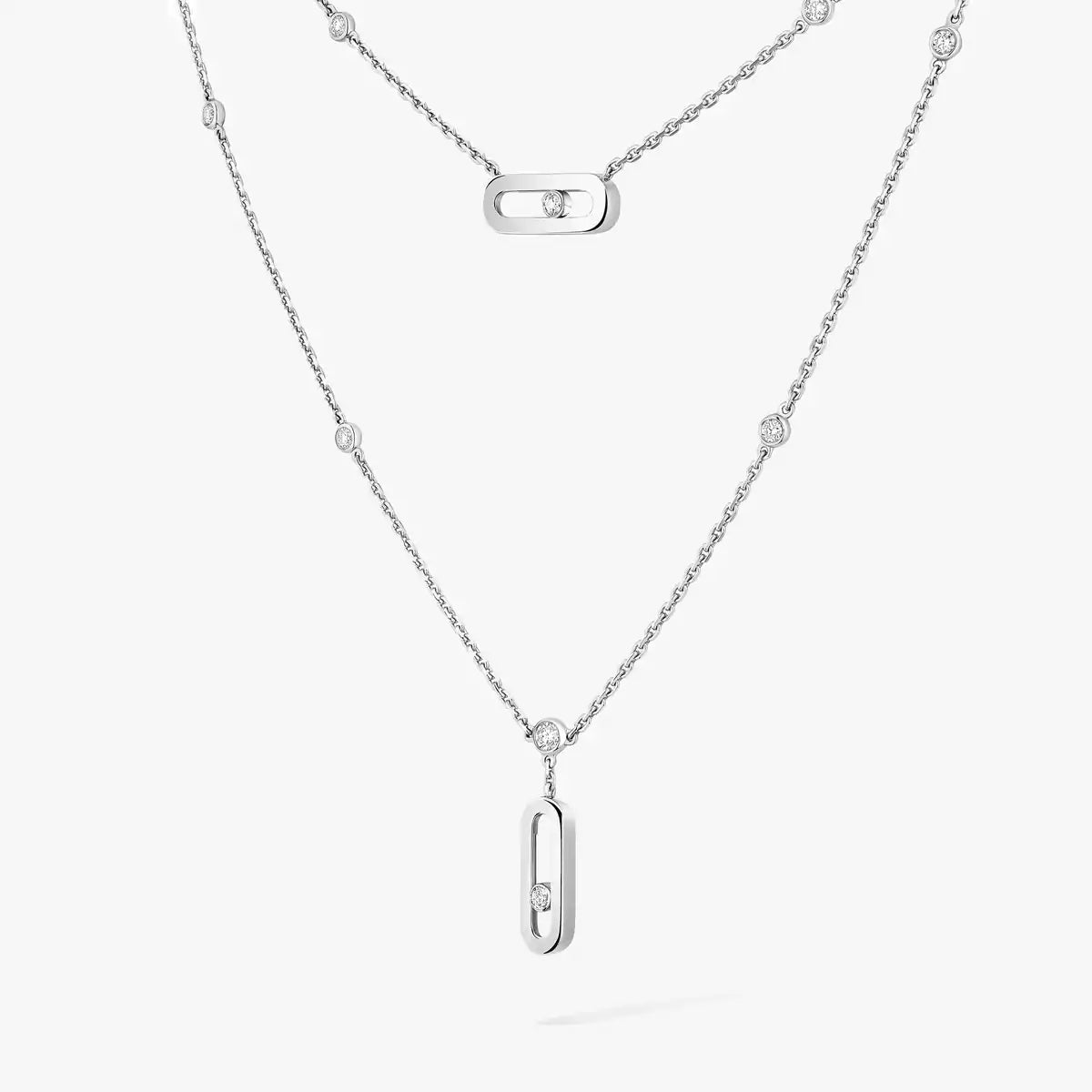 [Mystic ] Move Uno Diamond Necklace