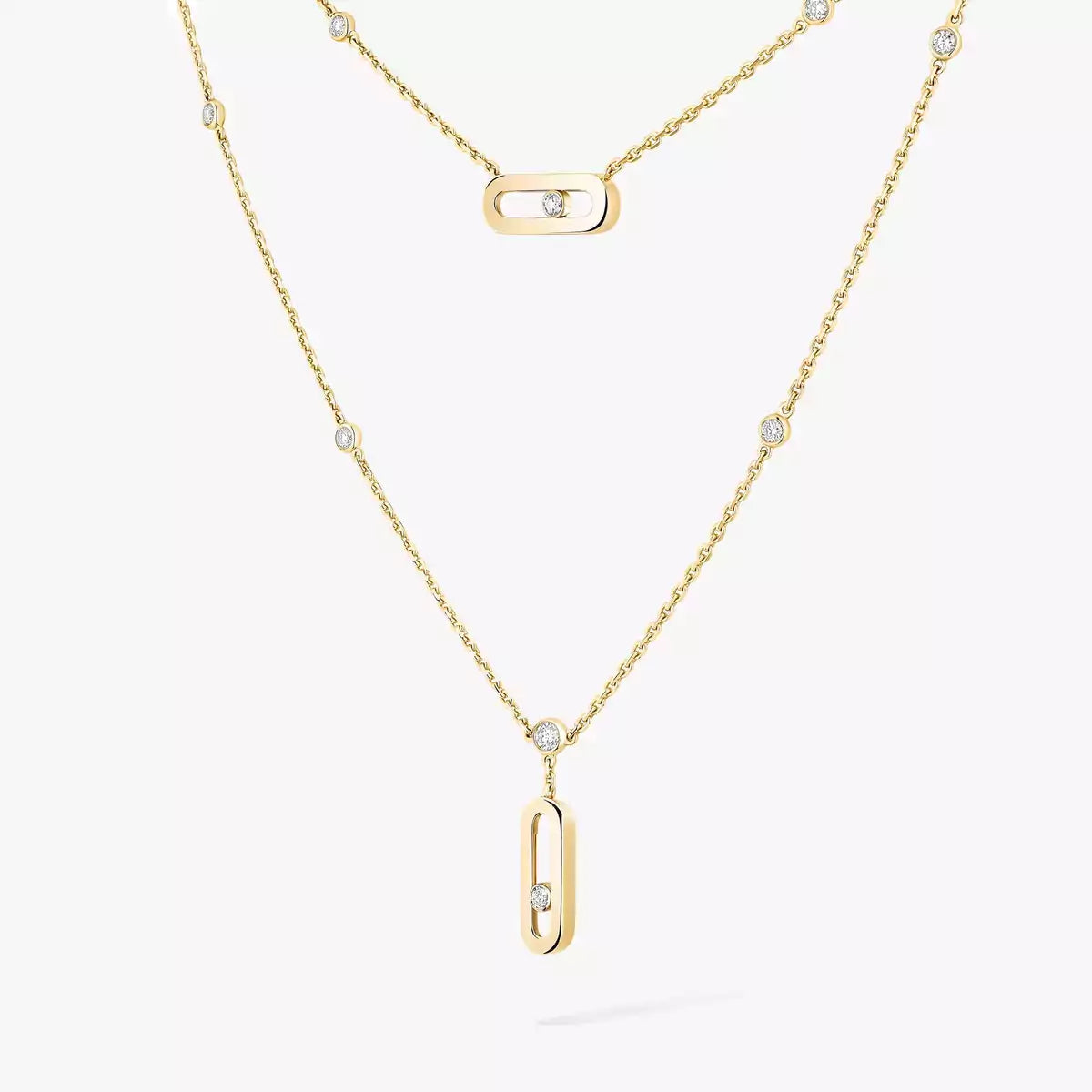 [Mystic ] Move Uno Diamond Necklace