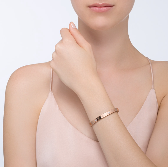 Mysitc LOVE BRACELET 6.1MM 4 DIAMONDS