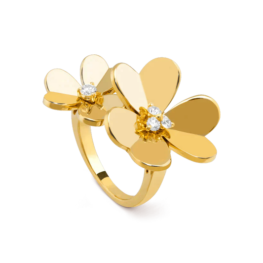 Mysitc CLOVER COMOS GOLD DIAMOND RING