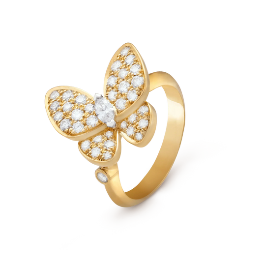 Mysitc BUTTERFLY DIAMOND RING