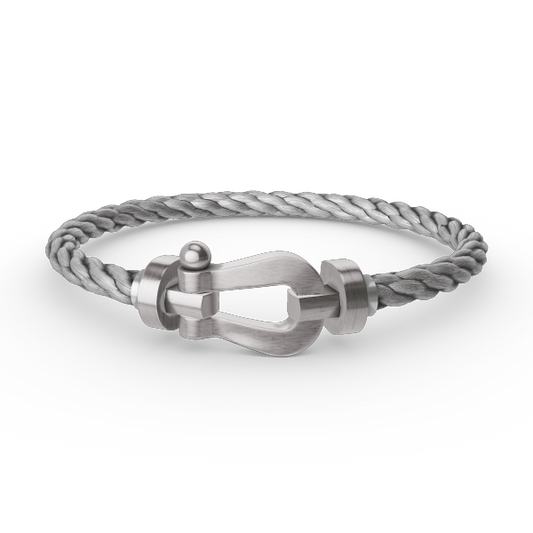 Mysitc FORCE LARGE HORSESHOE NO DIAMOND BRACELET SILVER