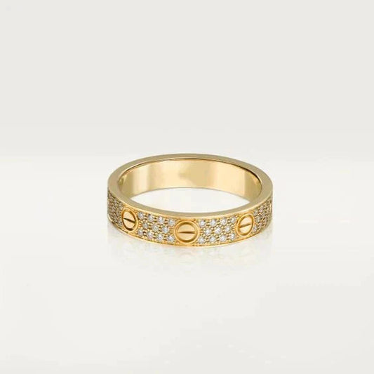 Mysitc LOVE RING 3.6MM DIAMOND PAVED
